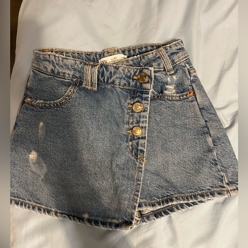 Zara Girls Jean Skort